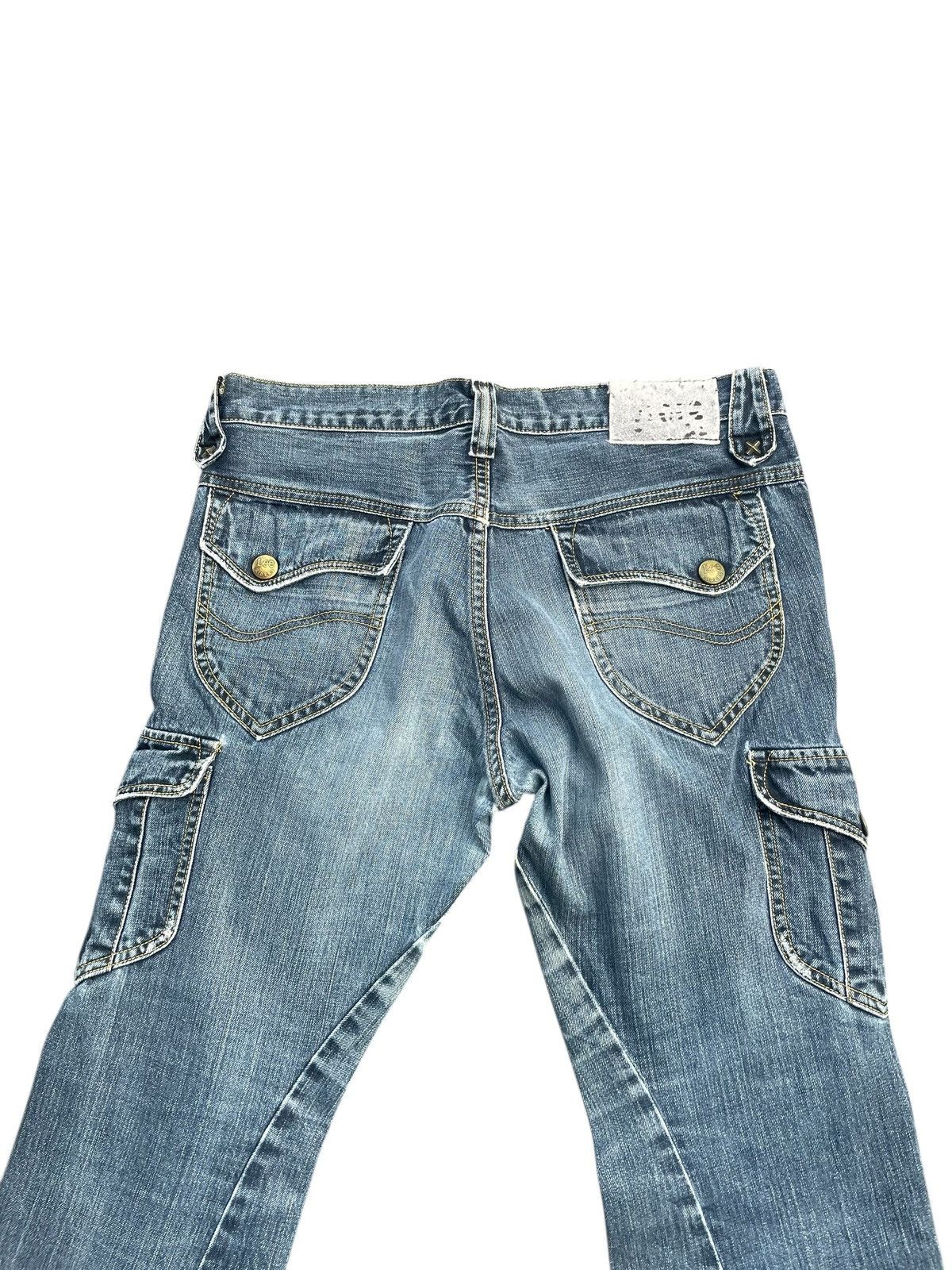 Lee Lee Riders Flare Side Pocket Denim Size US 35 - 8 Thumbnail