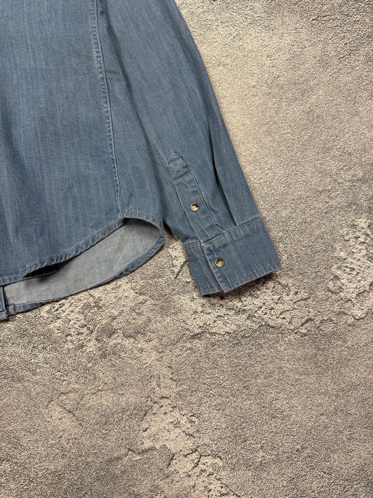 Designer × Sezane Sezane Denim Shirt Size M / US 6-8 / IT 42-44 - 7 Thumbnail