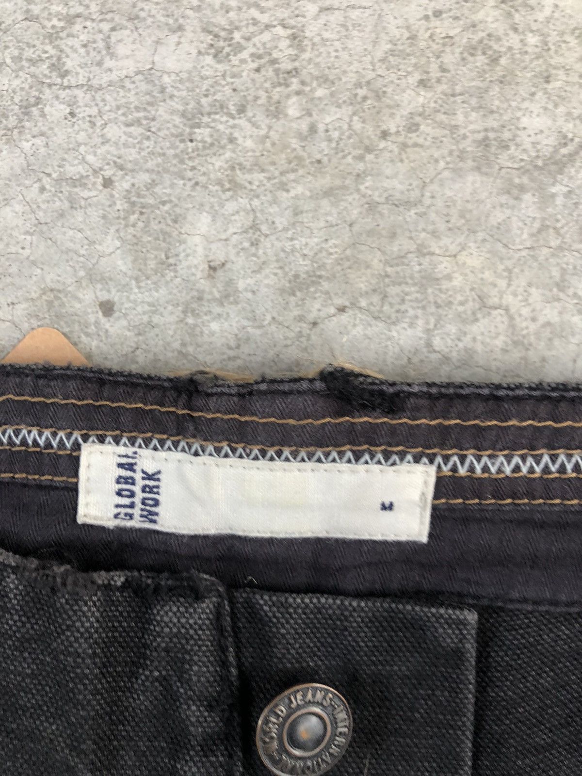 Japanese Brand Japanese Global Work Distressed Baker Pant Size US 31 - 18 Thumbnail