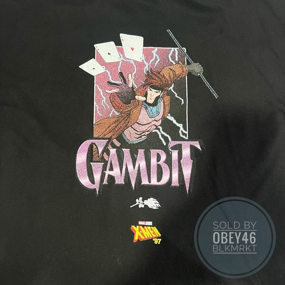 Civil Regime × Marvel Comics Civil Regime x Marvel X-Men Gambit Oversized Shirt Black M Size US M / EU 48-50 / 2 - 3 Thumbnail