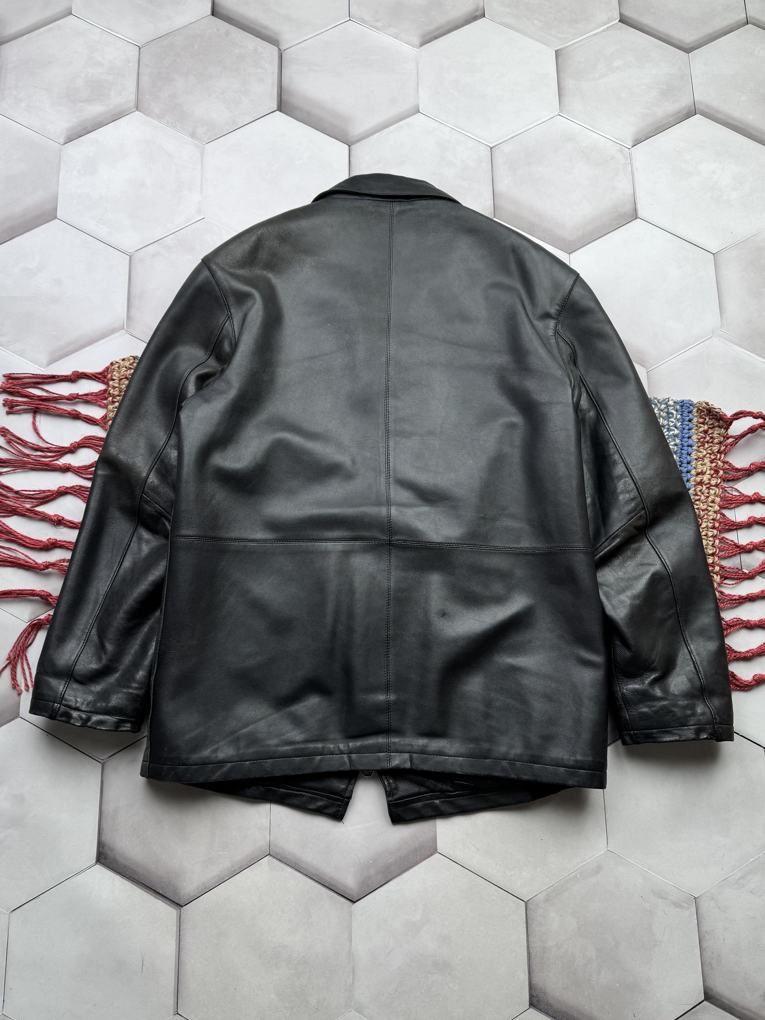 Japanese Brand Vintage Leather Jacket (E4) Size US M / EU 48-50 / 2 - 12 Thumbnail