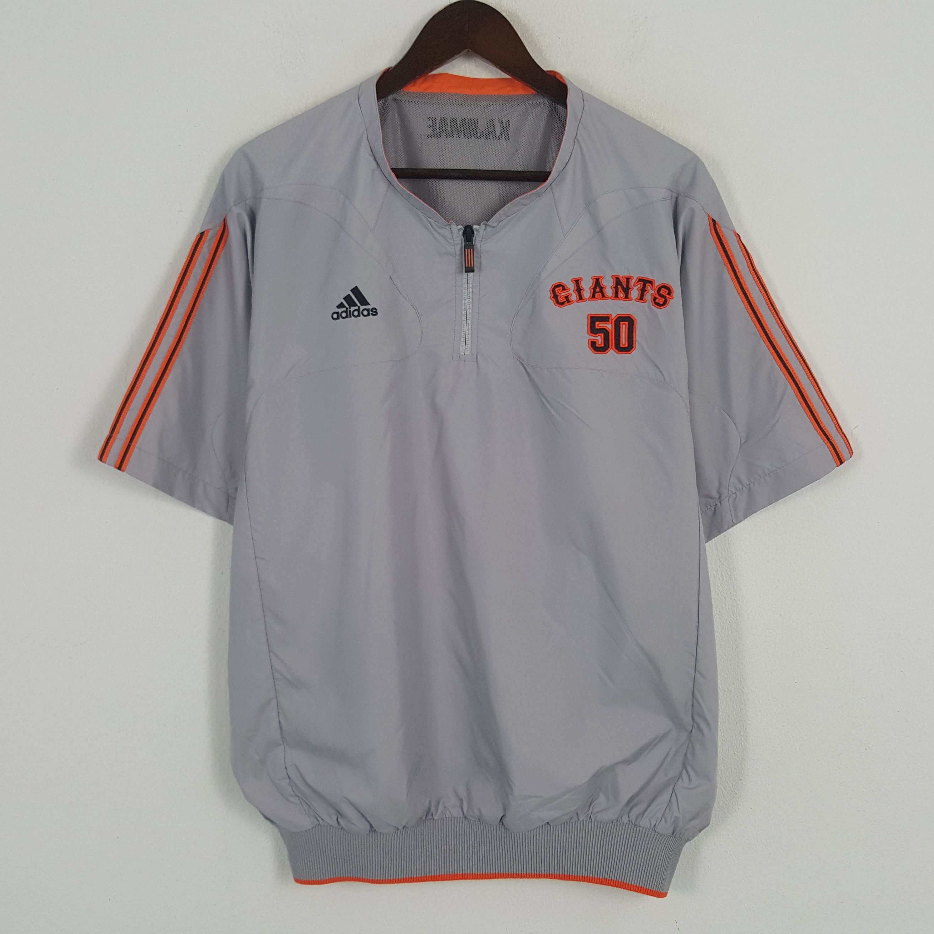 Adidas × Vintage Vintage Adidas x Giants 50 Jerzey Shirt Sport Size US XL / EU 56 / 4 - 1 Thumbnail