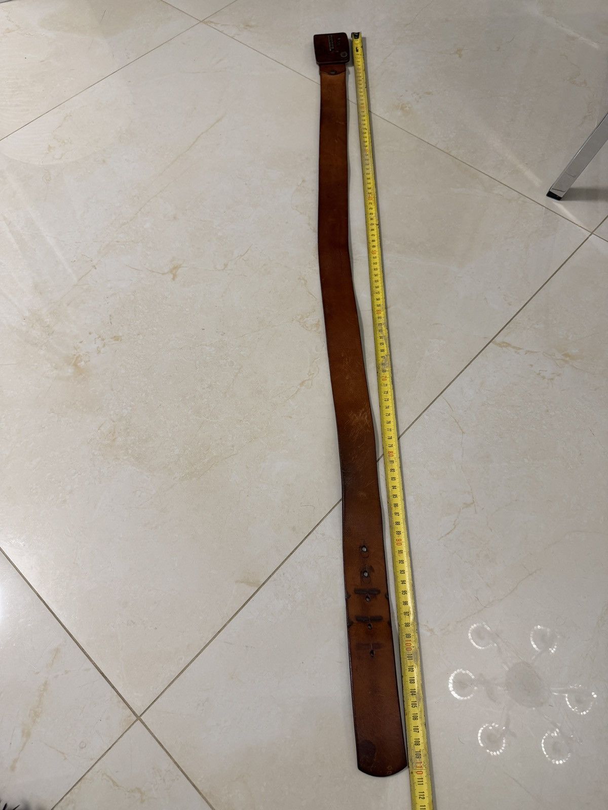 Diesel Diesel Belt vintage opium brown Size 36 - 10 Thumbnail