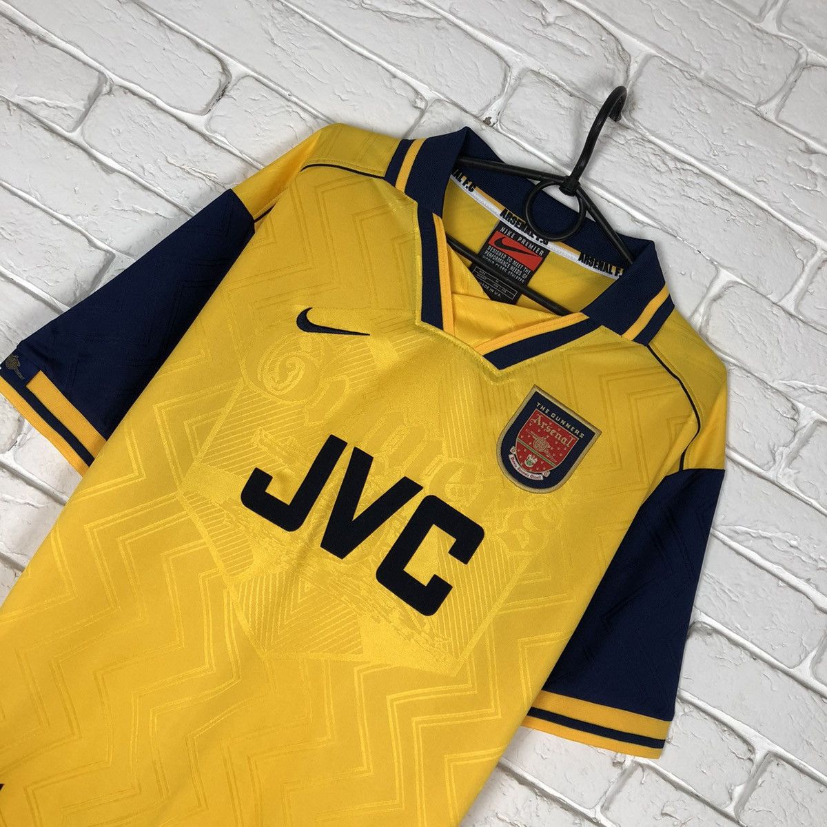 Nike Retro copy Arsenal 1997 1998 away soccer jersey Size US M / EU 48-50 / 2 - 2 Thumbnail
