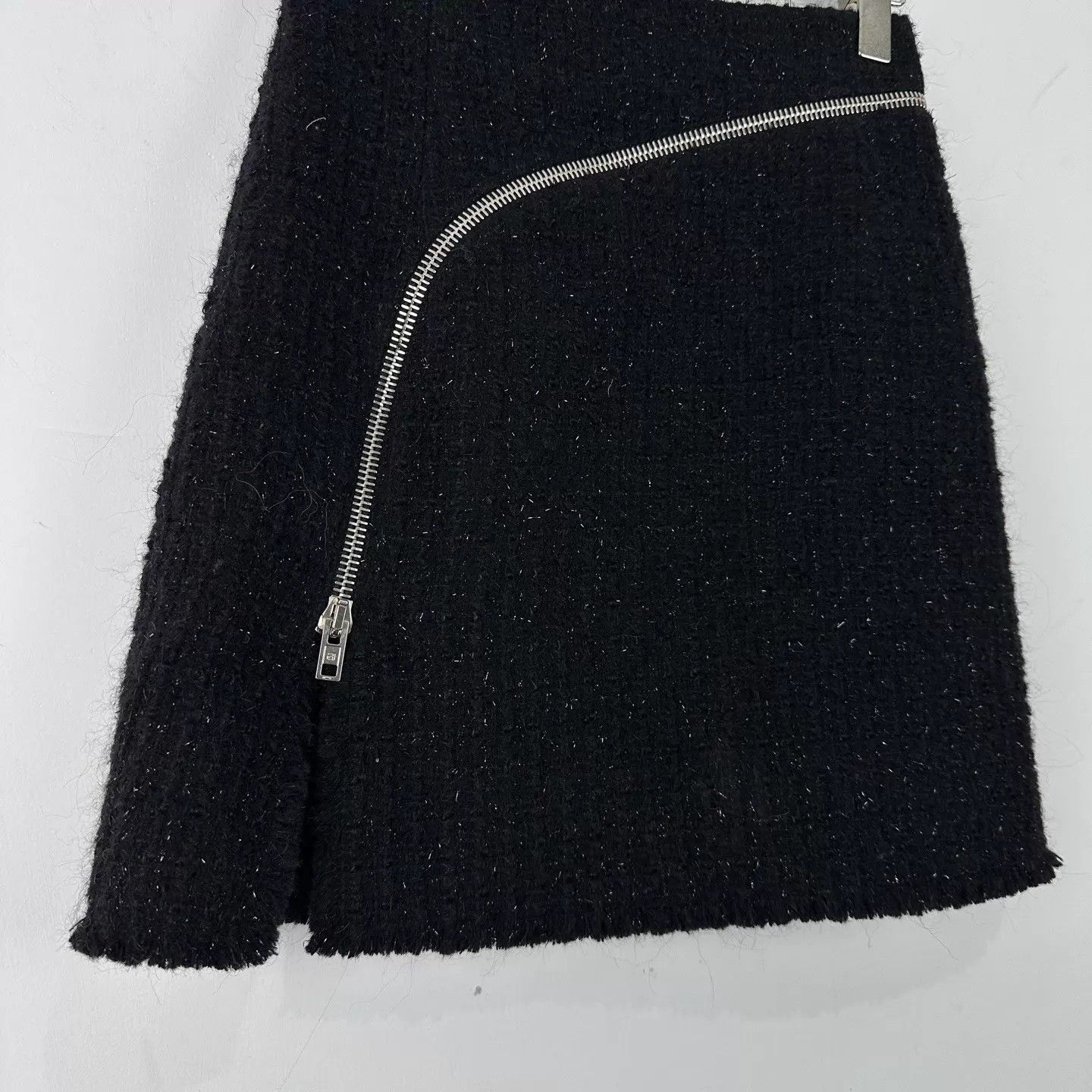Alexander Wang Alexanderwang Women's Chanel-Style Wool Mini Skirt 0 99new Size 25" / US 0 / IT 36 - 3 Thumbnail