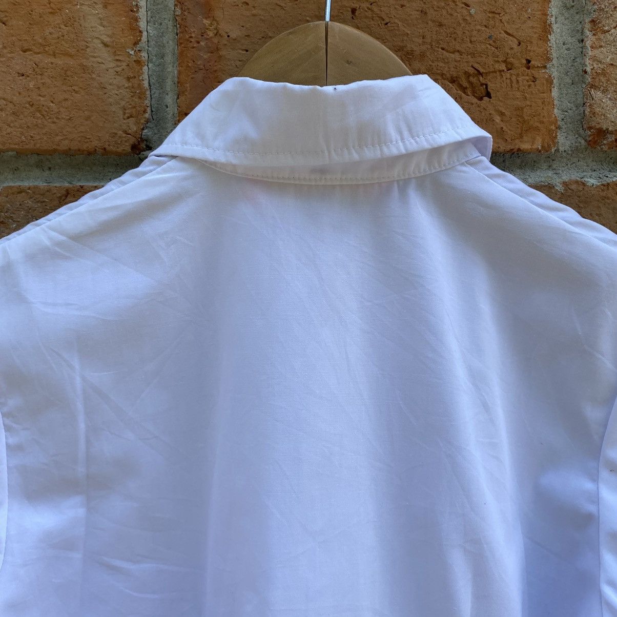 Japanese Brand BODY LINE Y2K Punk White Grace Shirt Size S / US 4 / IT 40 - 15 Thumbnail