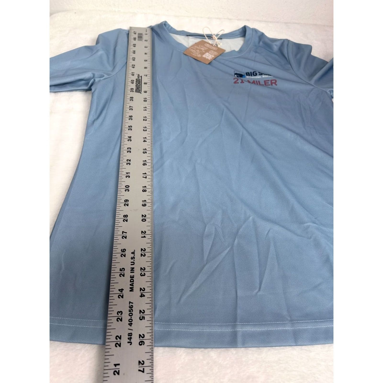 Vintage Recover Big Sur Marathon 21-Miler Womens Medium Long-Sleeve Shirt Crew Neck Blue New Size L / US 10 / IT 46 - 7 Thumbnail