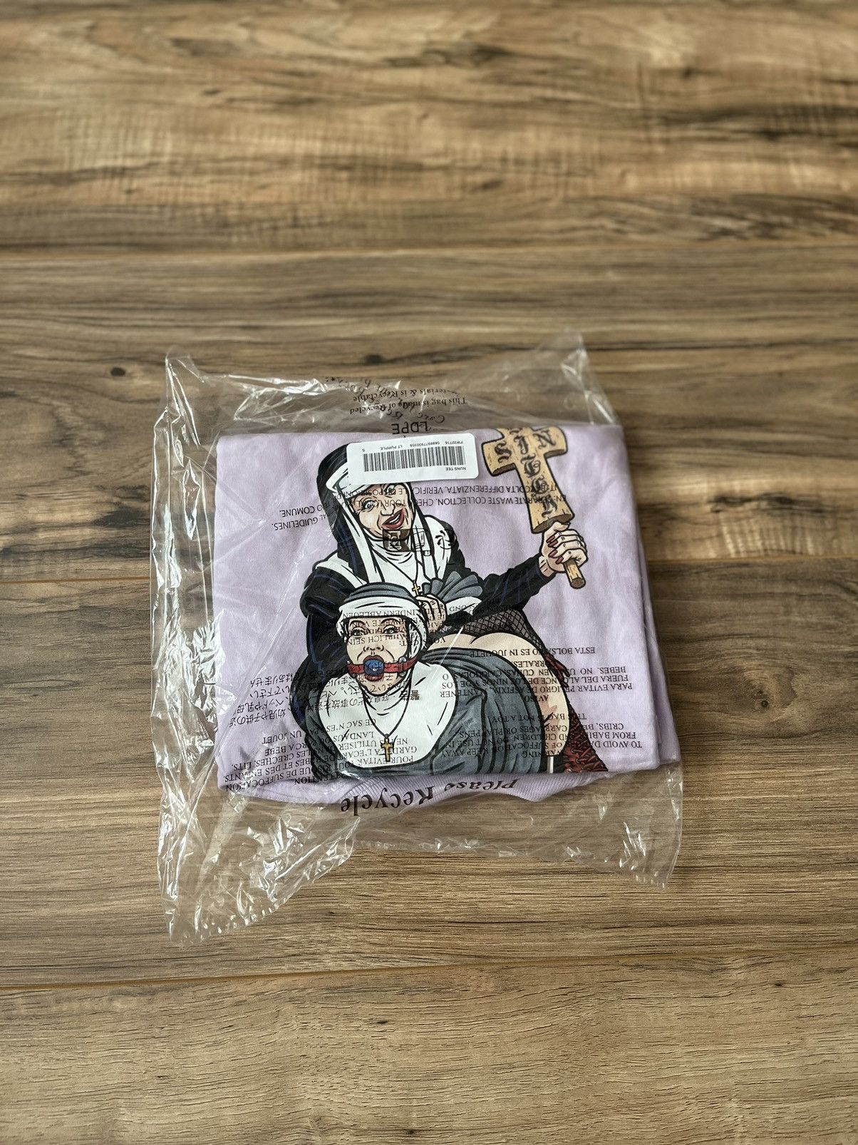 image of Supreme Nuns Tee in Light Purple, Men's (Size Small)