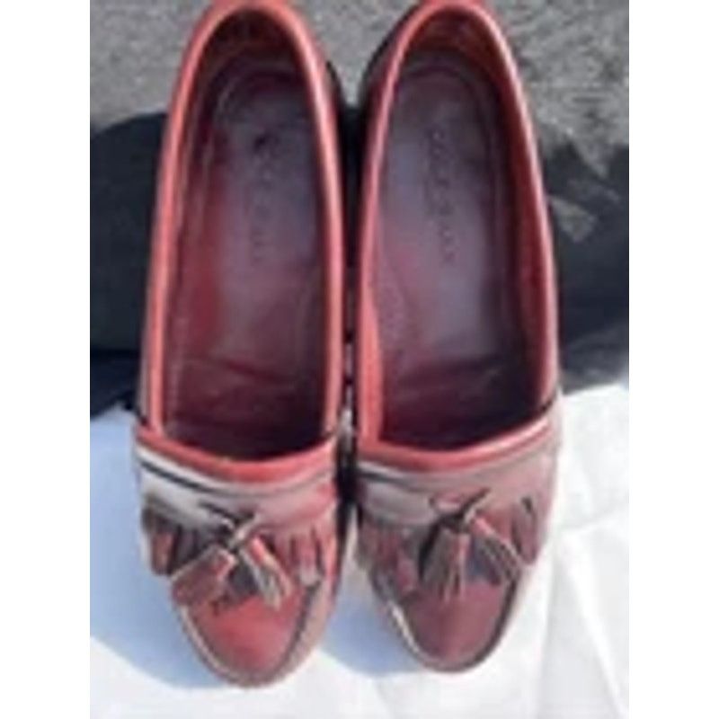Cole Haan Cole Haan Men Tassel Loafer Burgundy Dress Shoe Sz 11 D Size US 11 / EU 44 - 1 Thumbnail