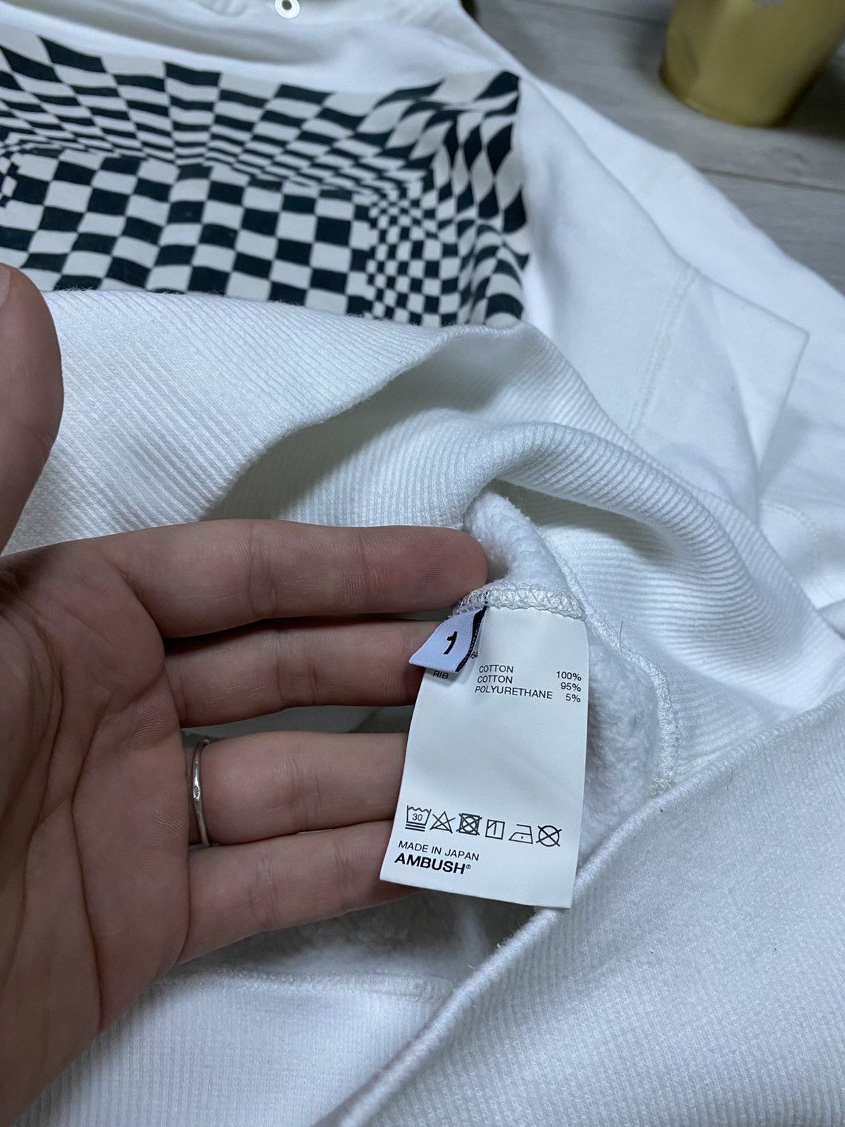 Ambush Design Ambush Japan Optical check Print Hoodie Size US M / EU 48-50 / 2 - 6 Thumbnail