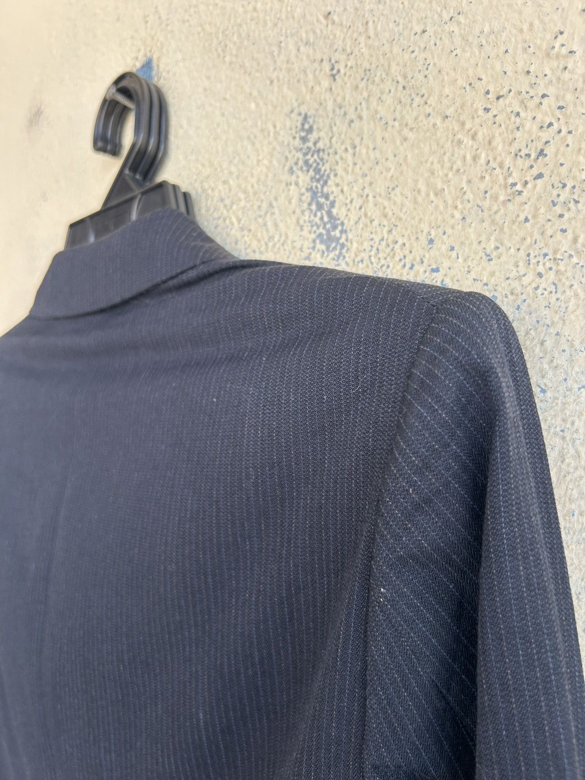 Dries Van Noten Dries Van Noten Dark Blue Stripes Blazer Size M / US 6-8 / IT 42-44 - 8 Thumbnail