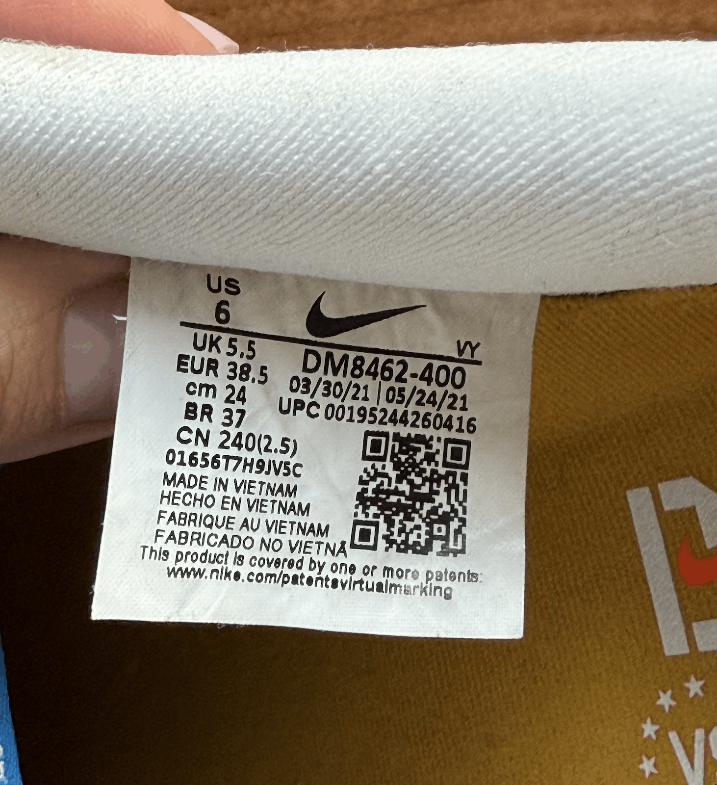 Nike × Undefeated NikUndefeated Air Force 1 Low “5 On It” Court Blue Size US 6 / EU 39 - 5 Thumbnail