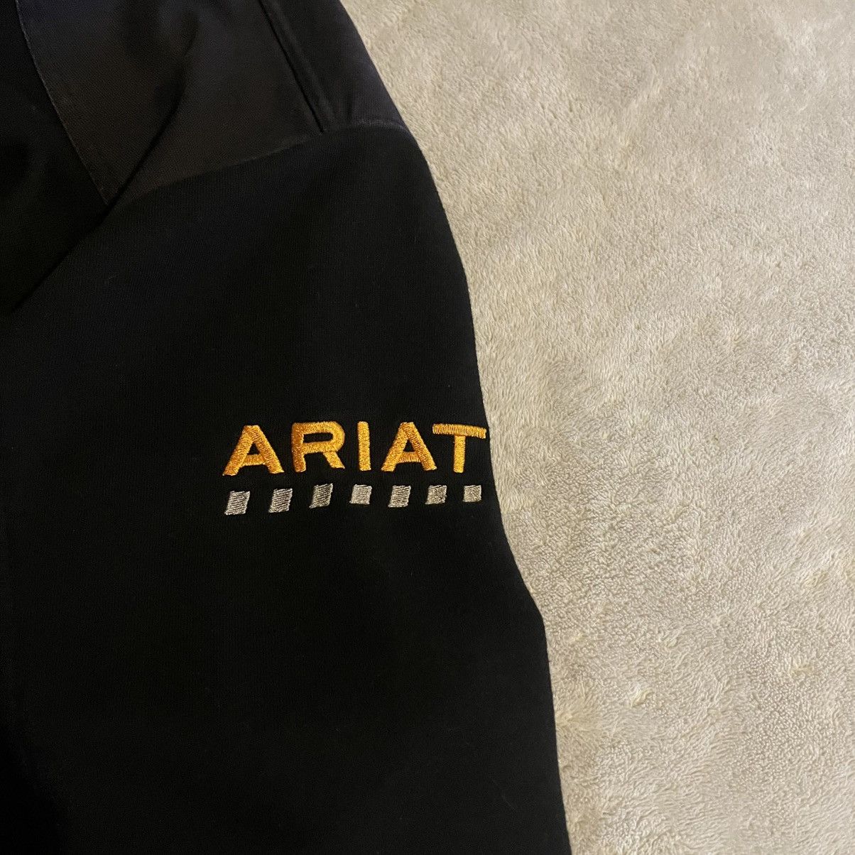 Ariat Ariat Rebar Mens XL Tall Black Quarter Zip Sweatshirt Size US XL / EU 56 / 4 - 5 Thumbnail
