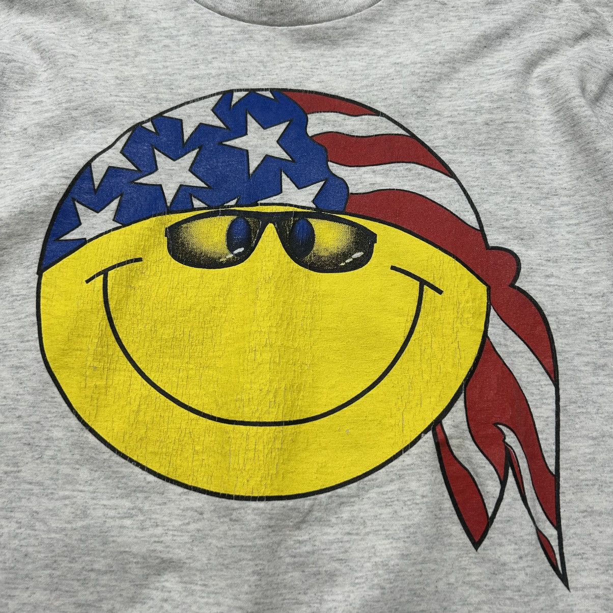 Vintage Vintage Smiley “Crazy Cracker 1993” Our 35th Year T-shirt Size XL / US 12-14 / IT 48-50 - 6 Thumbnail