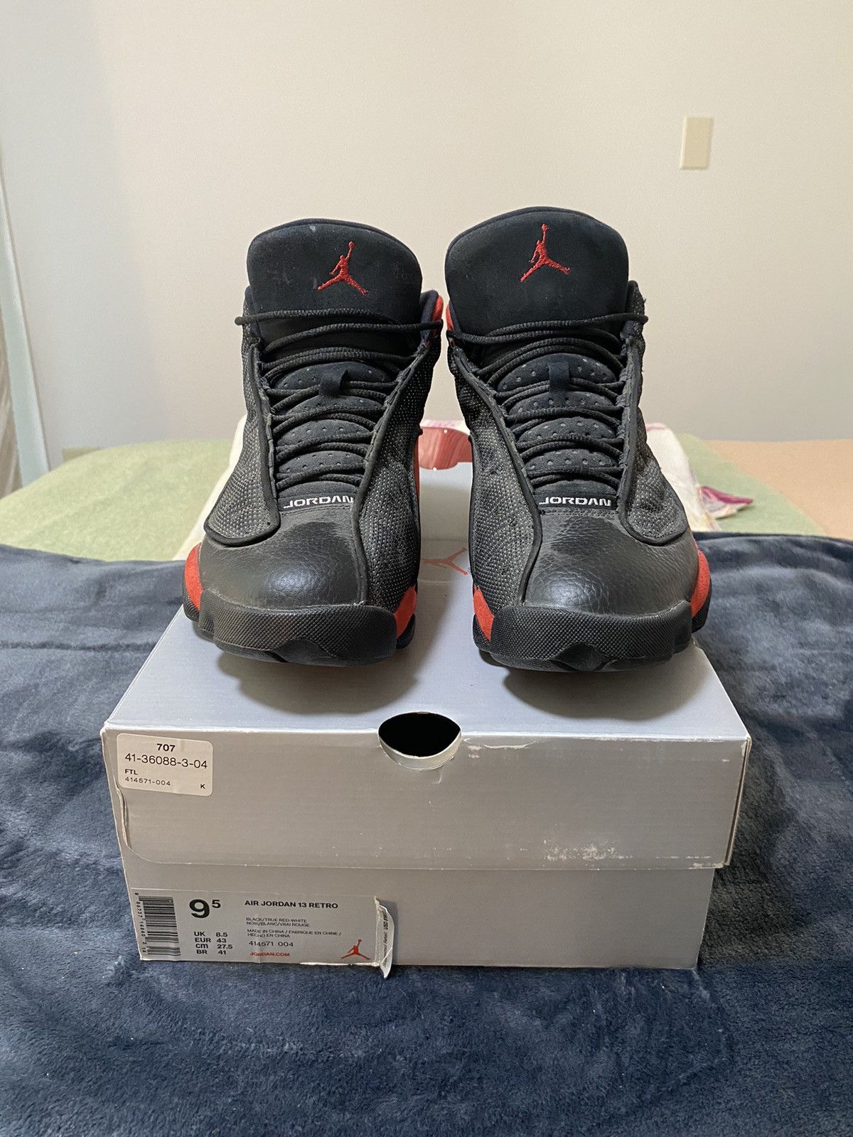 Jordan Brand Air Jordan 13 Bred 3M 2017 Men’s Shoes Size US 9.5 / EU 42-43 - 6 Thumbnail