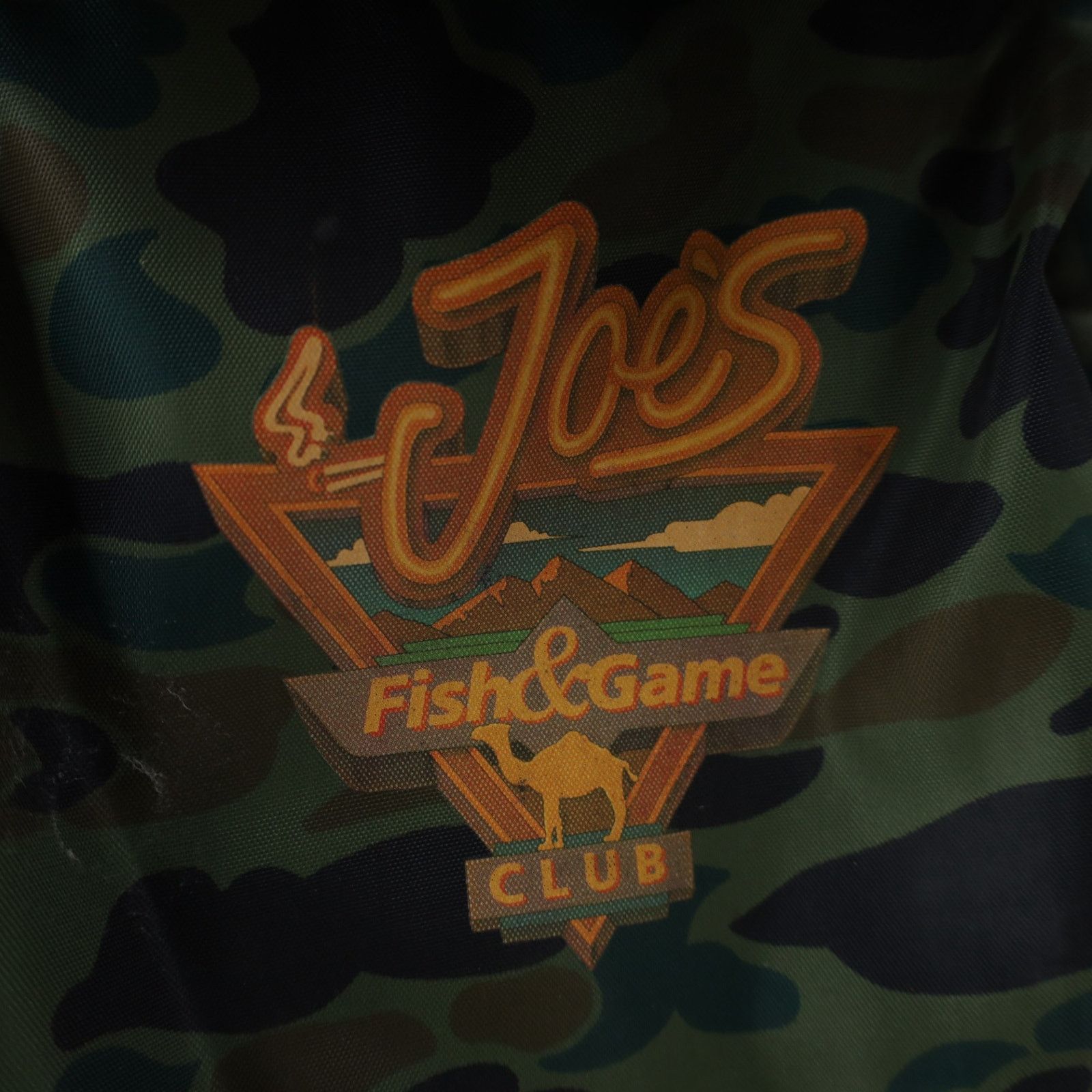 Camel × Vintage Vintage Camel Cigarettes Joes Fish & Game Camo Seat Size ONE SIZE - 2 Thumbnail