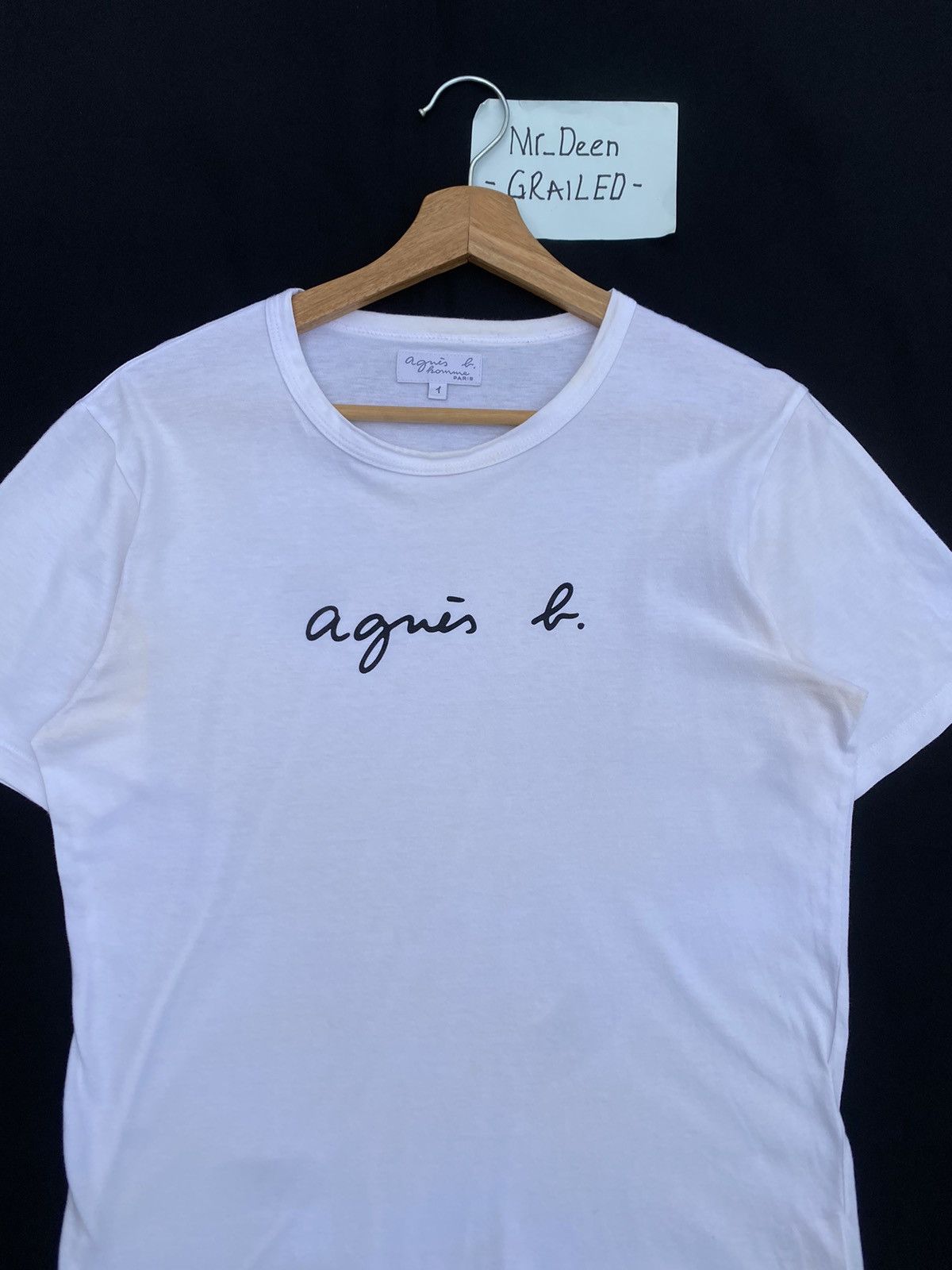 agnes b. Rare Agnes b. Spellout Tshirt Size US S / EU 44-46 / 1 - 1 Thumbnail
