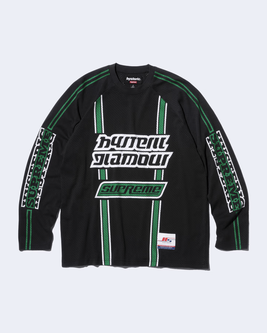 Supreme x HYSTERIC GLAMOUR Mesh L/S Top Long Sleeve Supreme