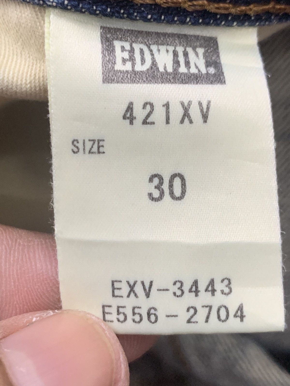 Le Grande Bleu (L.G.B.) FLARE EDWIN XV VINTAGE NICE FADED. Size US 31 - 7 Thumbnail
