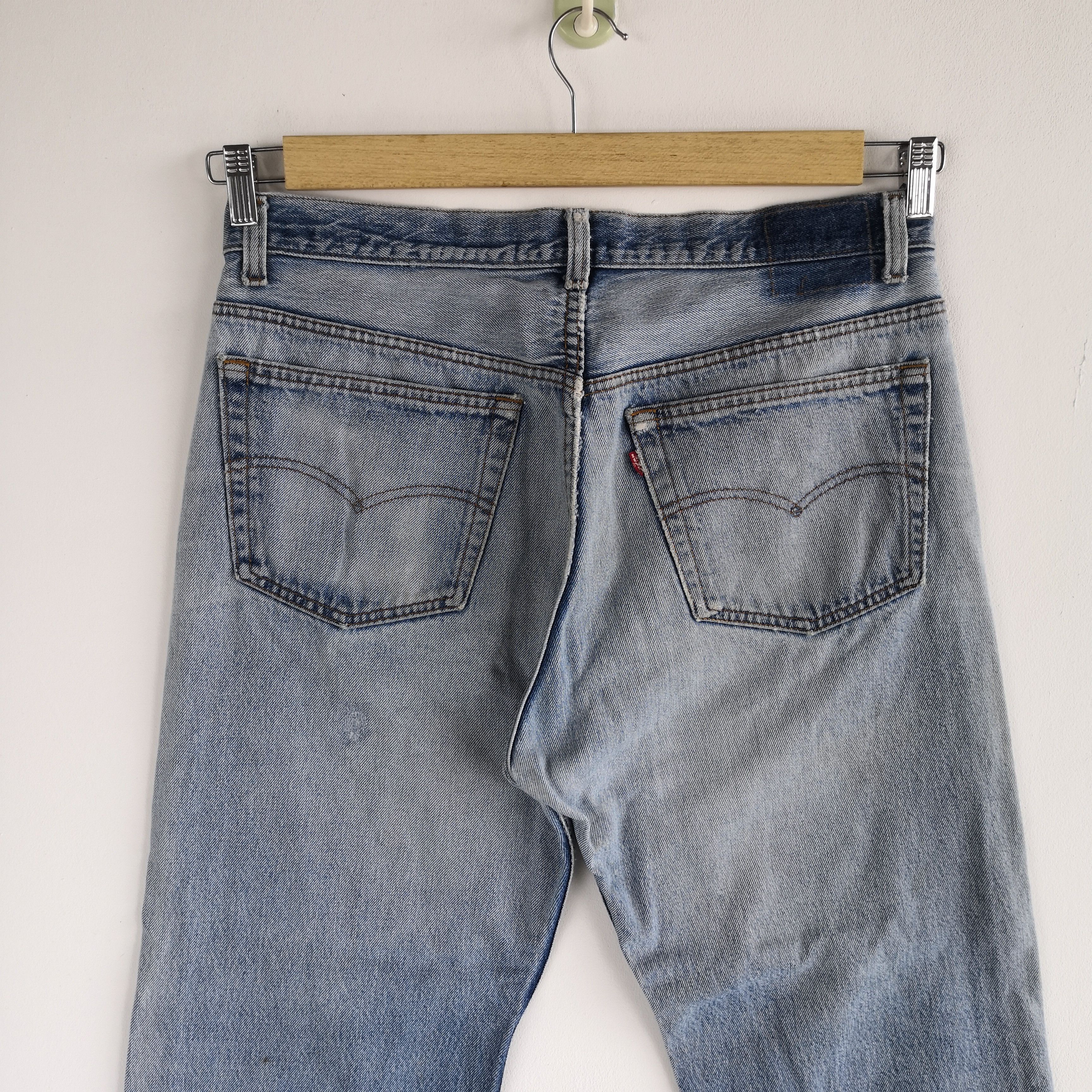 Levi's Vintage Levis 501 Distressed Jeans Levi's Faded Rusty Denim Size US 34 / EU 50 - 4 Thumbnail