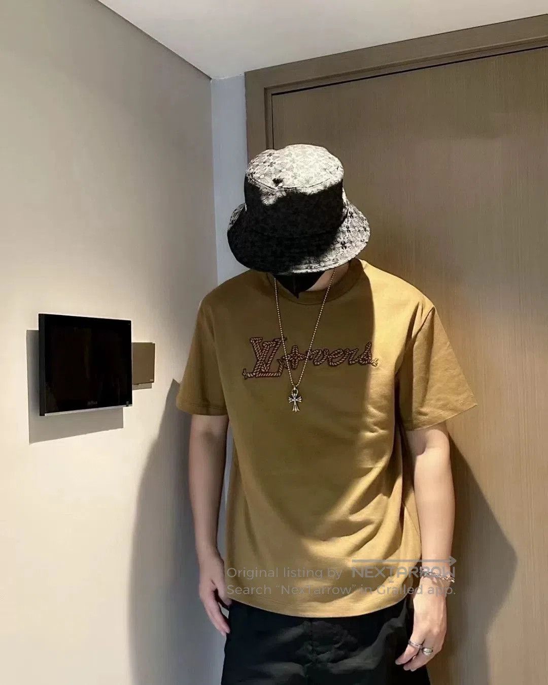 Louis Vuitton Louis Vuitton FW24 Solid Logo Embroidered T. Size US M / EU 48-50 / 2 - 8 Thumbnail
