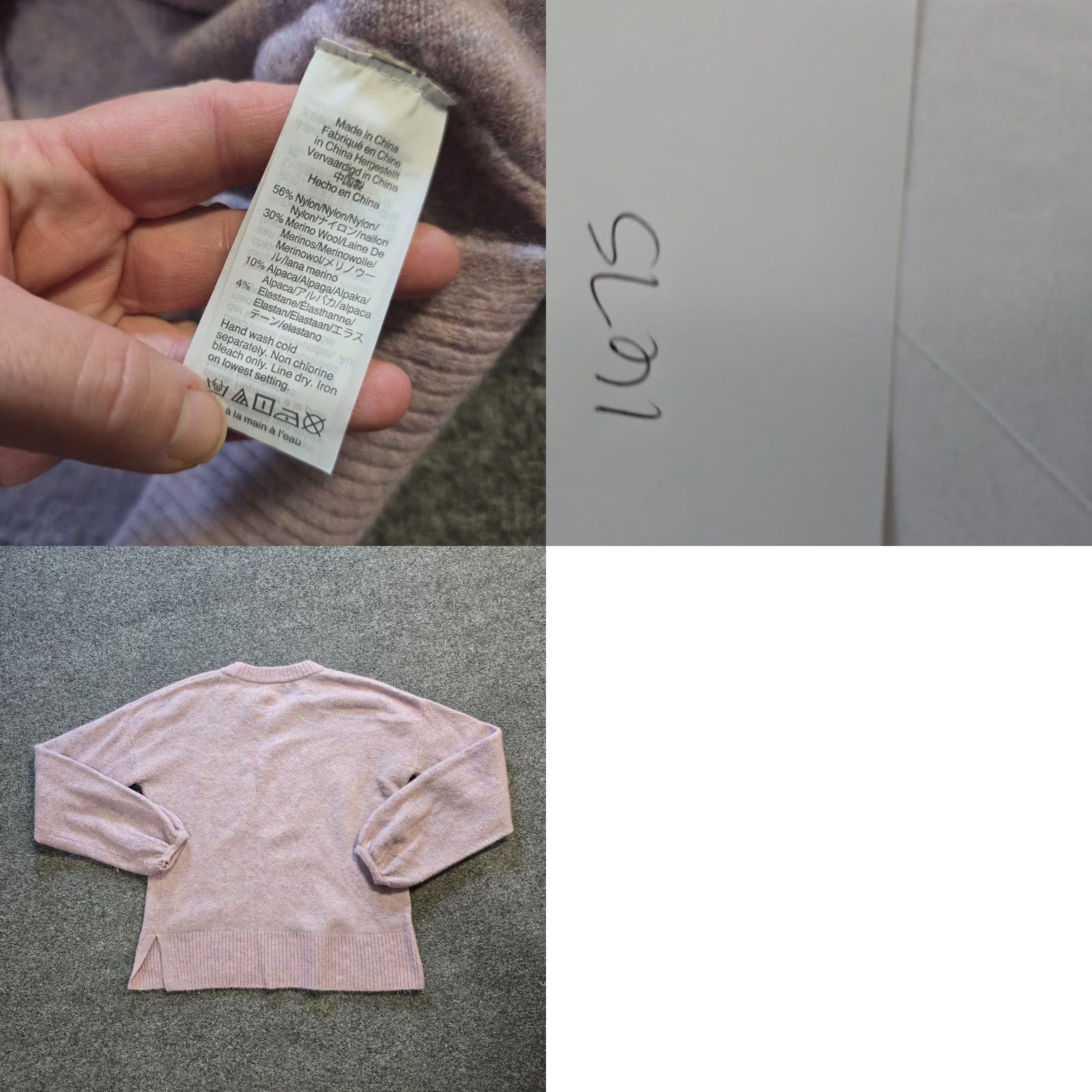 Madewell Madewell Sweater Womens Size XXS Pink Alpaca Wool Round Neck Oversized Casual Pullover Knit Long Sleeve Winter Fashion Womens Size S / US 4 / IT 40 - 8 Thumbnail