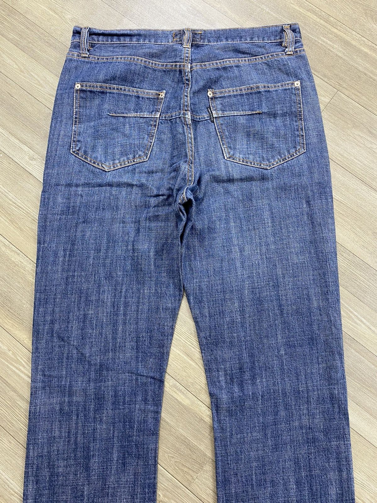 CABANE de ZUCCa Archive Cabane de Zucca Zip Fly Asymmetric Bootcut Jeans Size US 32 / EU 48 - 15 Thumbnail