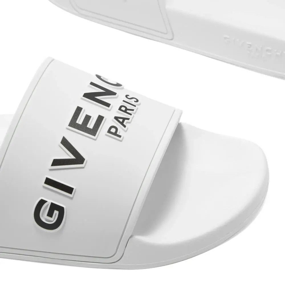 Givenchy o1n1vont1225 Rubber Slides in White Size US 7.5 / EU 40-41 - 4 Thumbnail