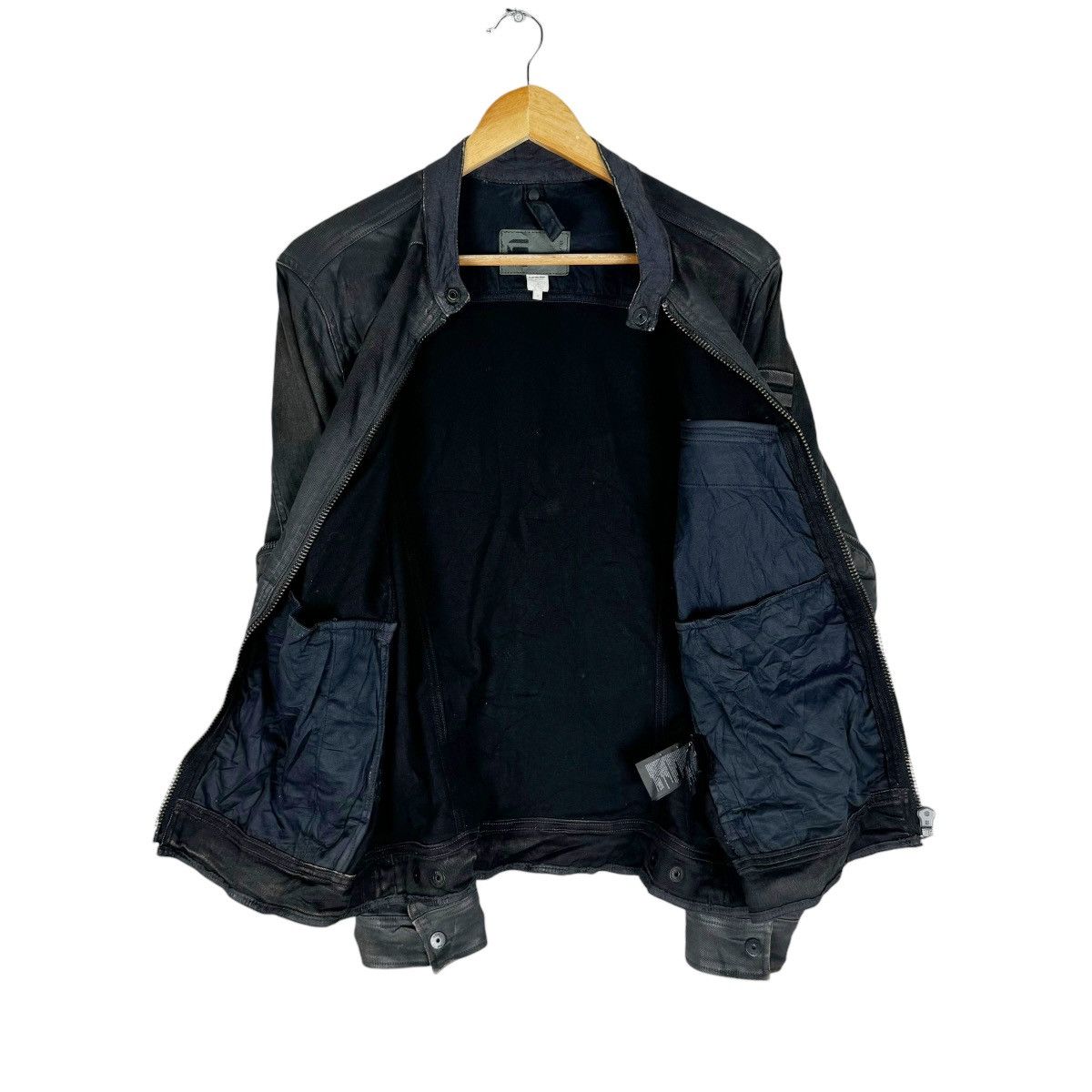 G-Star ☀️G STAR RAW BIKERS ZIPPER JACKET Size US M / EU 48-50 / 2 - 15 Thumbnail