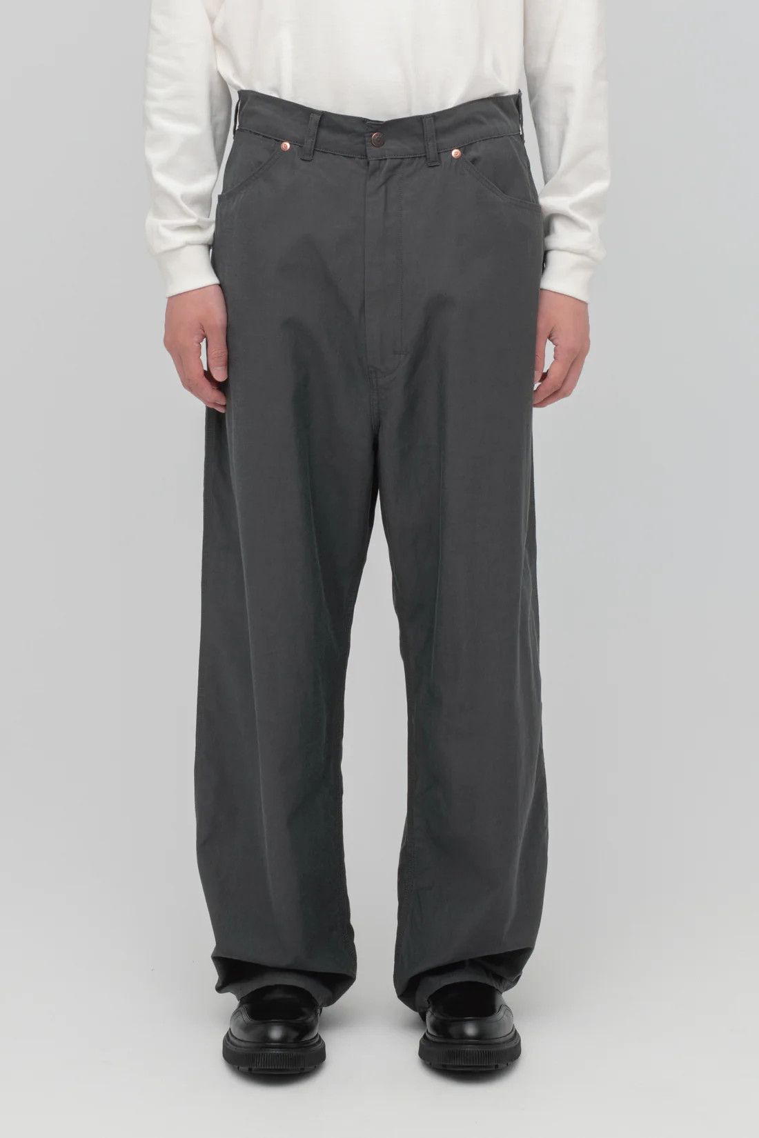 Ciota cotton rayon painter pants size 6 charcoal grey Size US 36 / EU 52 - 10 Thumbnail