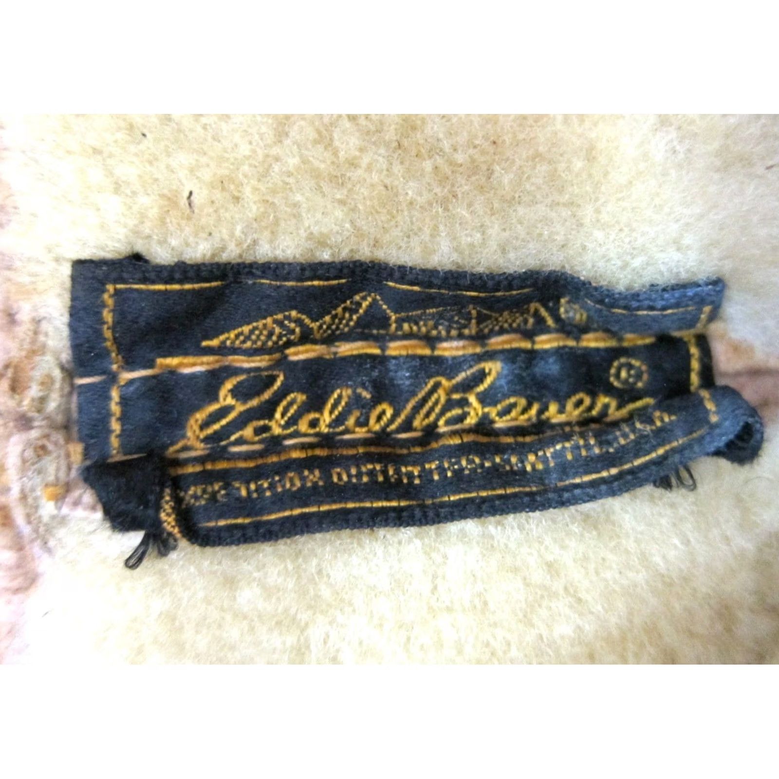 Eddie Bauer VINTAGE Eddie Bauer Hat Women Tan Brown Sheepskin Leather Shearling Fur S 80s 90s Size ONE SIZE - 3 Thumbnail