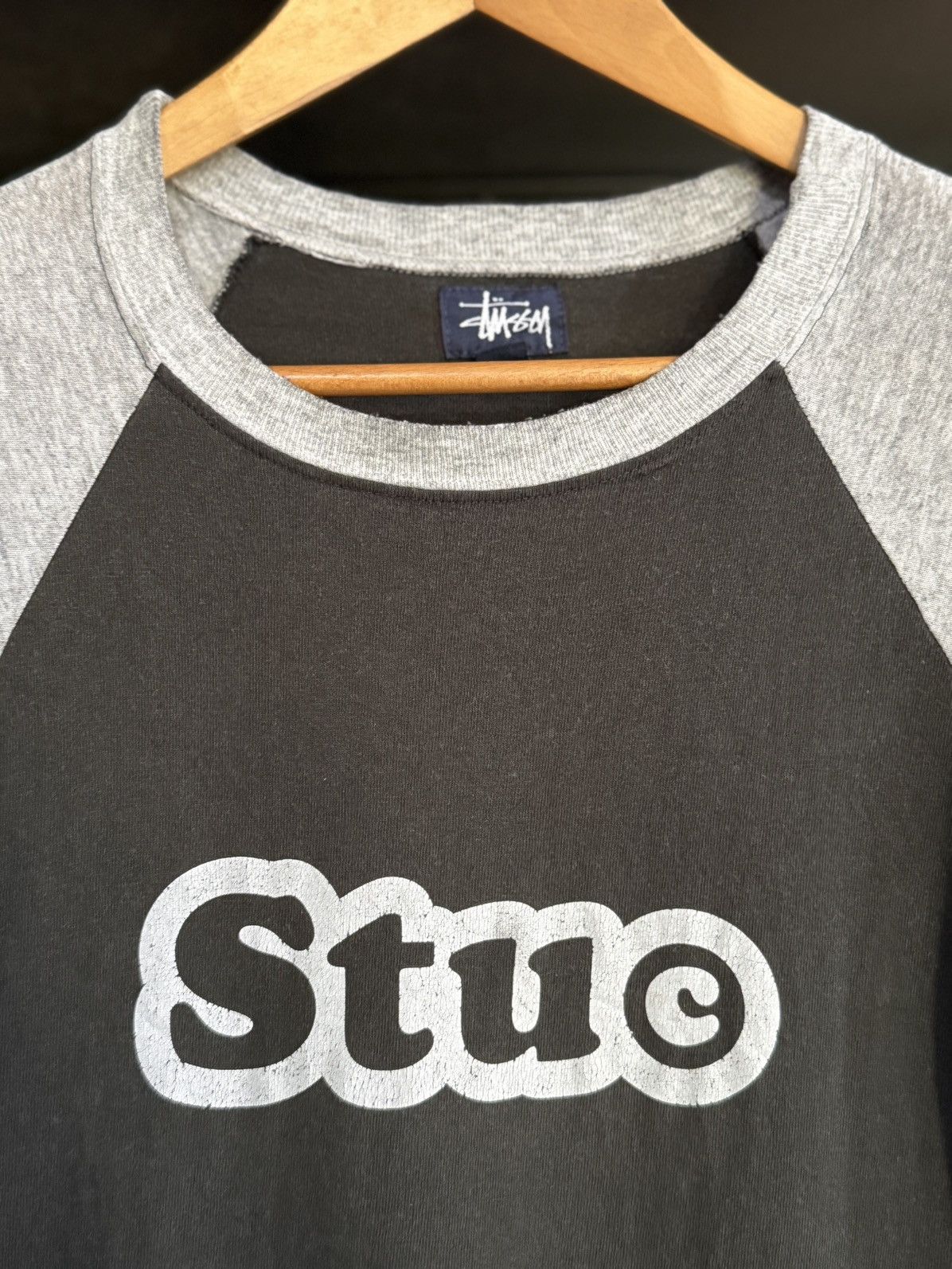 Stussy × Vintage Vintage 90s Stuc Stussy 3q Skateboard Faded Tee Size US M / EU 48-50 / 2 - 2 Thumbnail