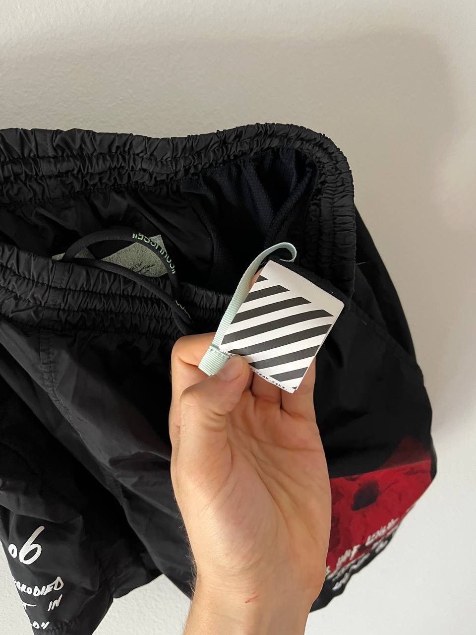 Off-White Off-White Black Monnalisa Swim Shorts Virgil Abloh Size US 31 - 7 Thumbnail
