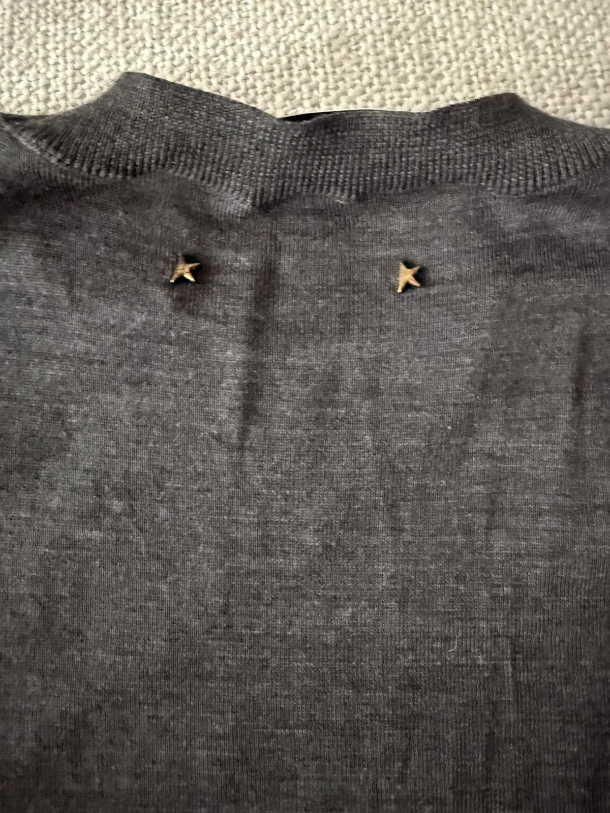 Golden Goose Golden Goose Distressed Crewneck Sweater —Grey, Men’s M Size US M / EU 48-50 / 2 - 5 Thumbnail