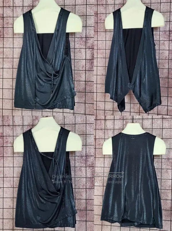 Balmain Balmain Black Sleeveless Summer Top for Women . Size S / US 4 / IT 40 - 4 Thumbnail