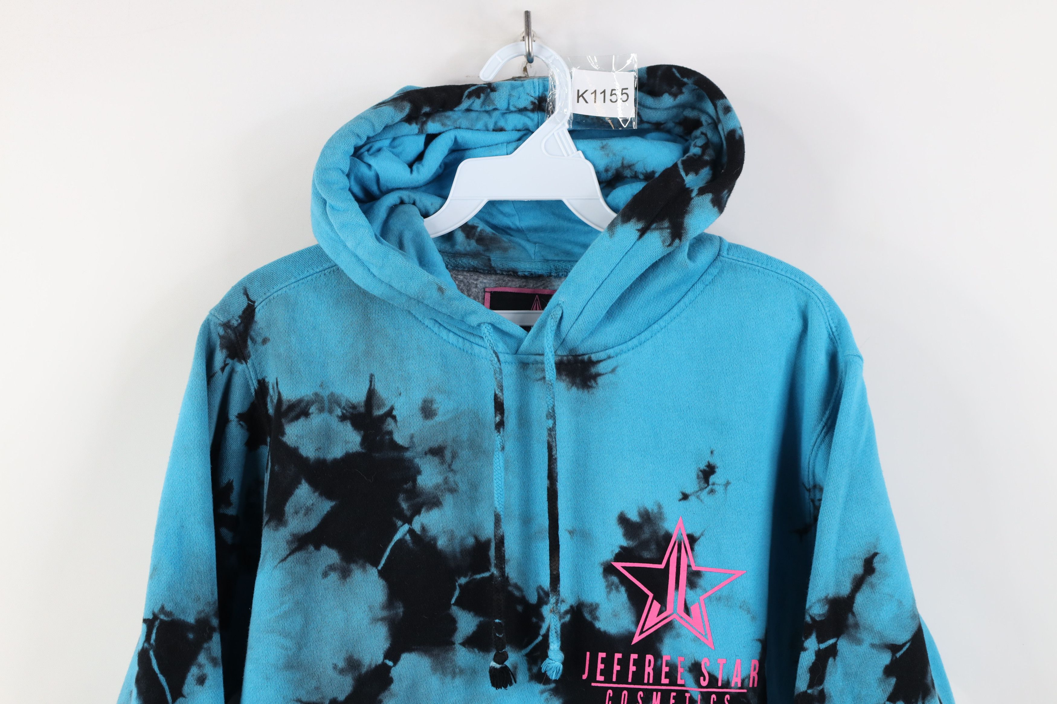 Vintage Jeffree Star Cosmetics Acid Wash Hoodie Sweatshirt USA Size S / US 4 / IT 40 - 2 Thumbnail