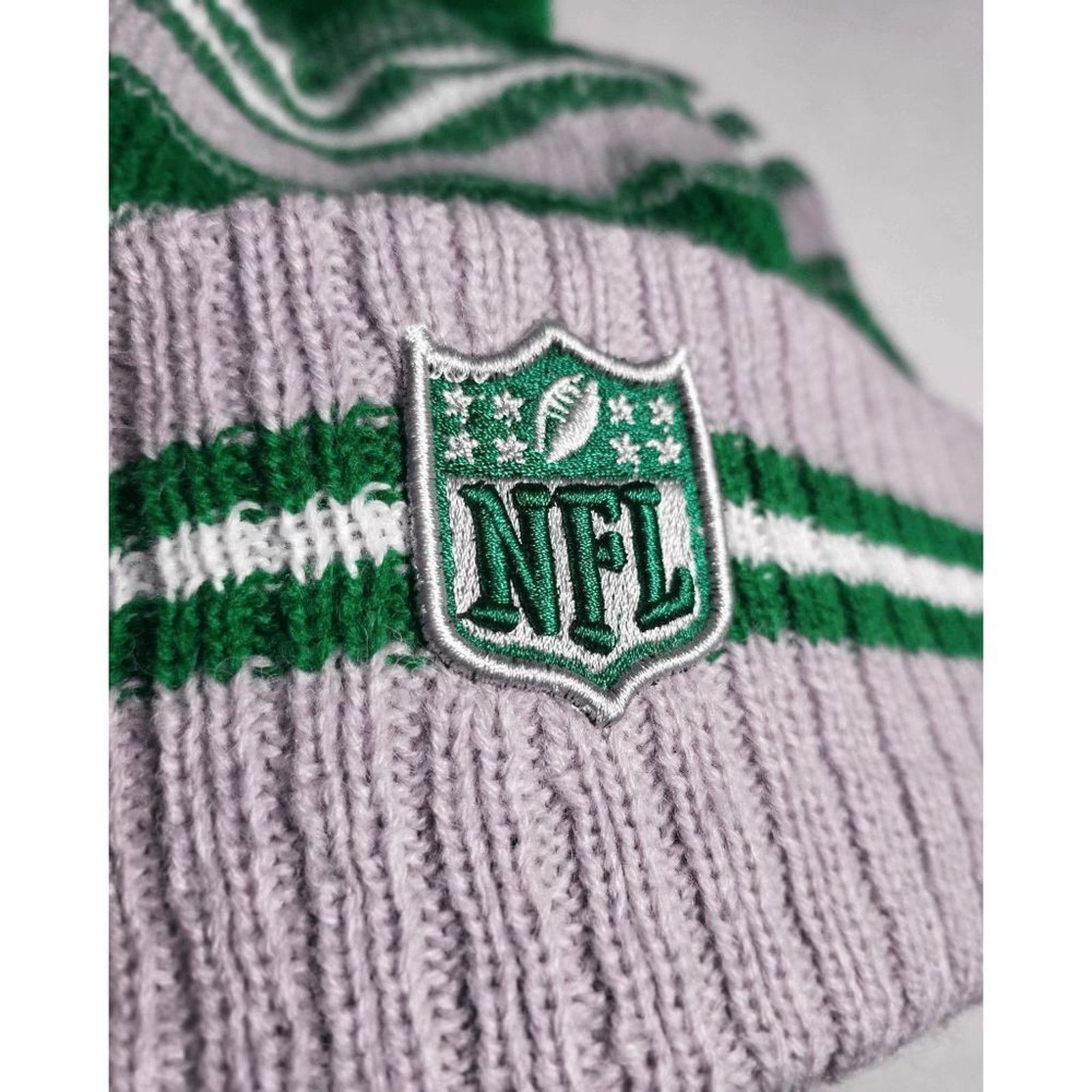 Other NWT New York Jets Sports Knit Pom Beanie‎ Fleece Lined OS Size ONE SIZE - 4 Thumbnail