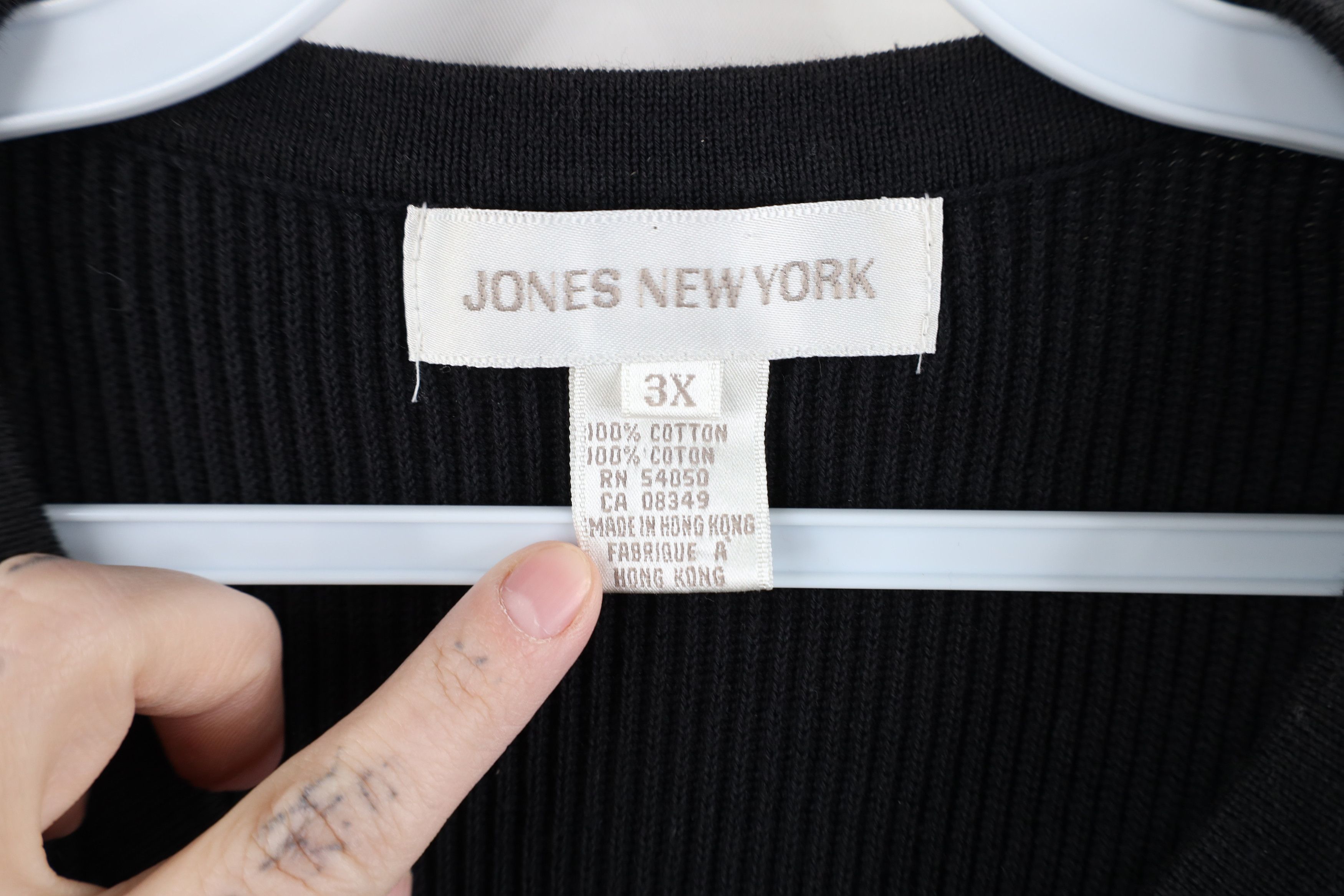 Vintage Vintage 90s Streetwear Ribbed Knit Short Sleeve T-Shirt Size 3XL / US 20-22 - 4 Thumbnail