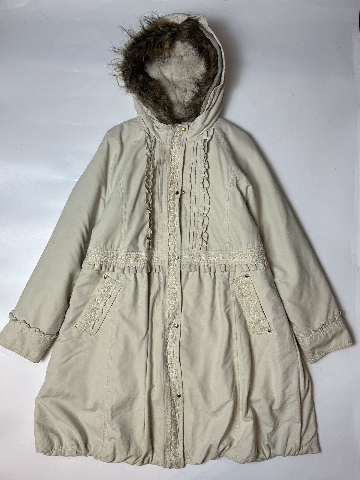 Other AXES FEMME FAUX FUR LINING HOODIE JACKET Size L / US 10 / IT 46 - 1 Thumbnail