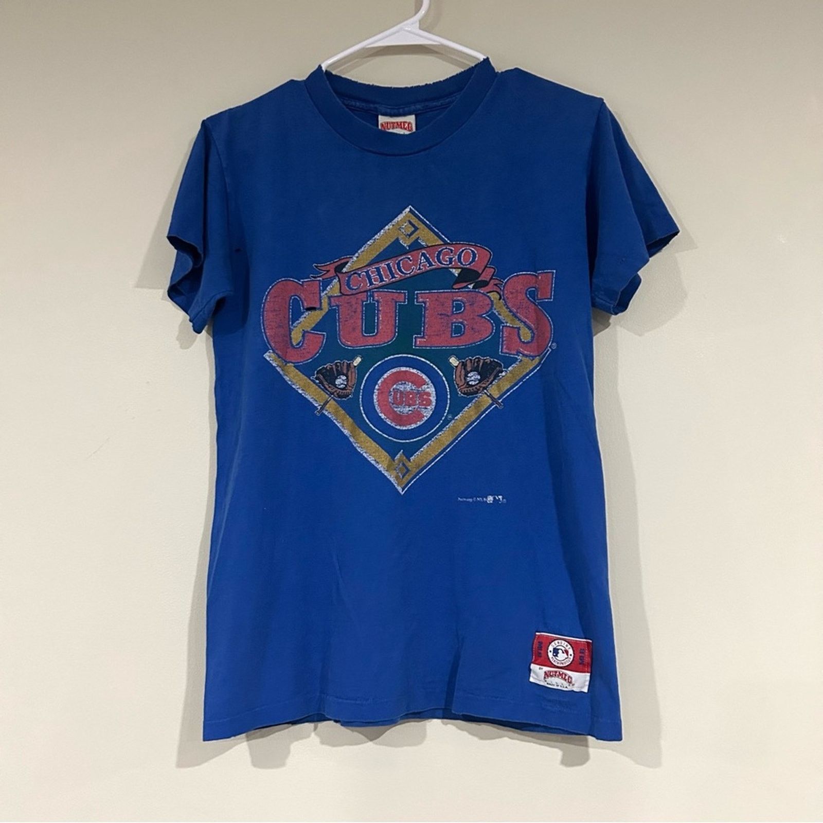 Nutmeg Vintage Nutmeg Chicago Cubs Baseball Shirt Size US S / EU 44-46 / 1 - 1 Thumbnail