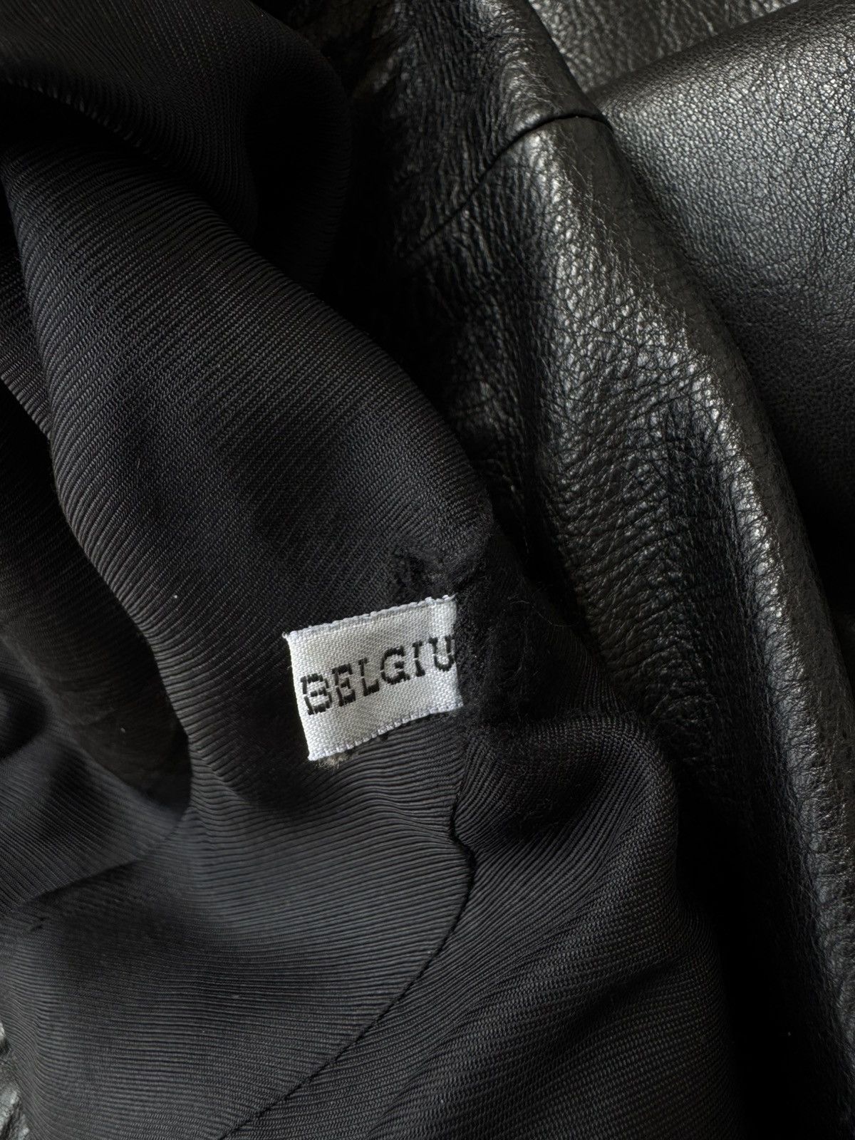 Ann Demeulemeester Ann Demeulemeester AW98 Leather Blazer Size S / US 4 / IT 40 - 12 Thumbnail