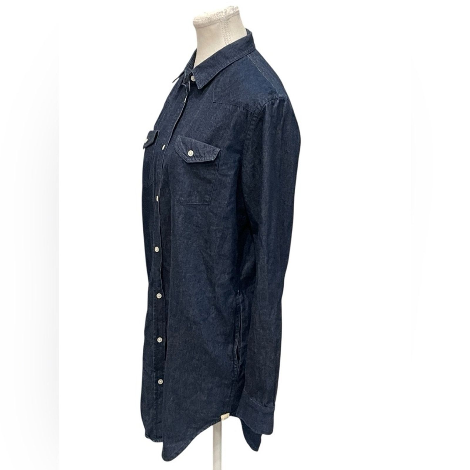 Acne Studios ACNE woman Denim shirt dress Sz:38 Size XS / US 0-2 / IT 36-38 - 6 Thumbnail