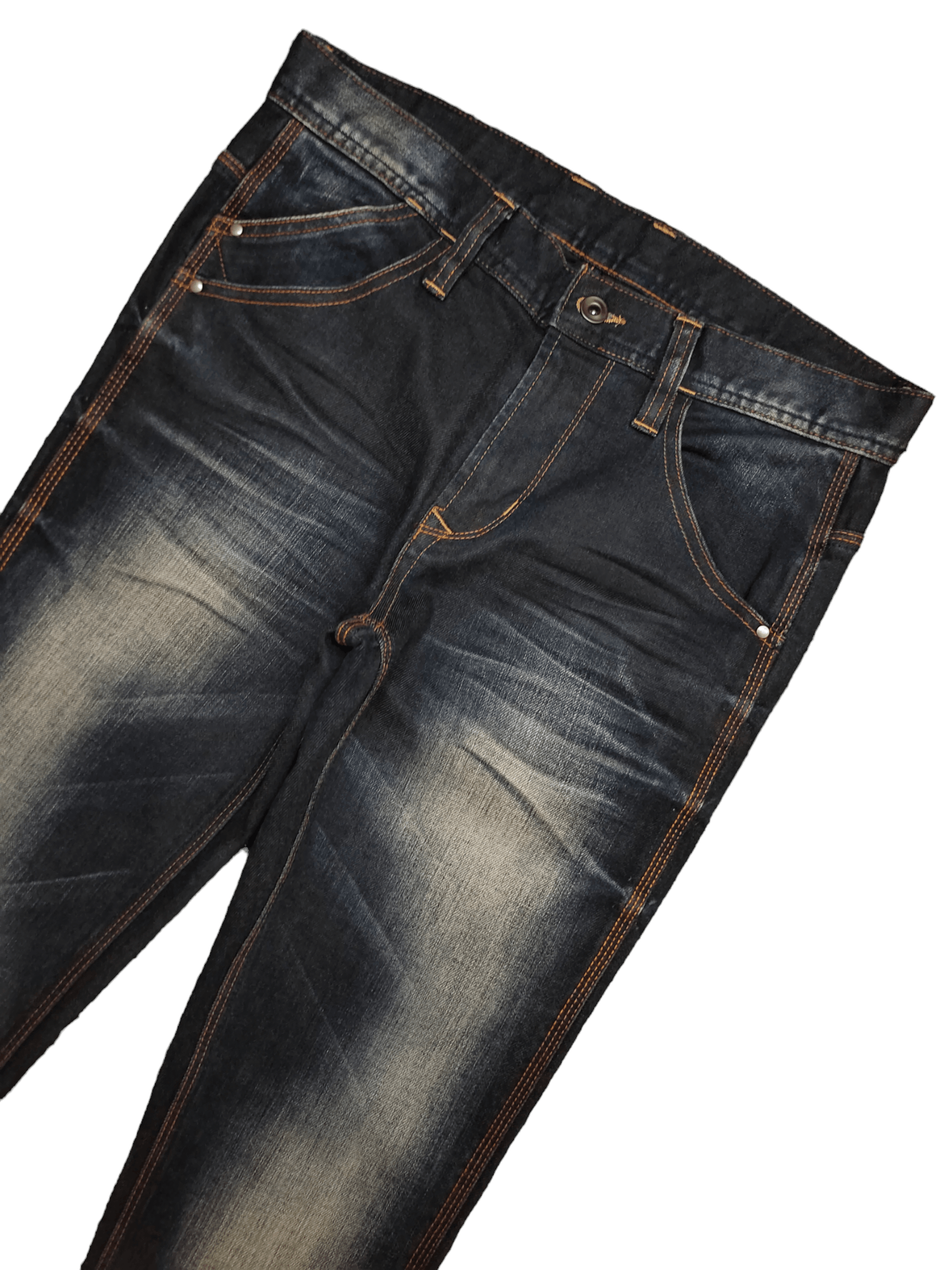 If Six Was Nine Flare Jeans Nicole Waxed Bootcut Ifsixwasnine Mudmax Size US 32 / EU 48 - 4 Thumbnail