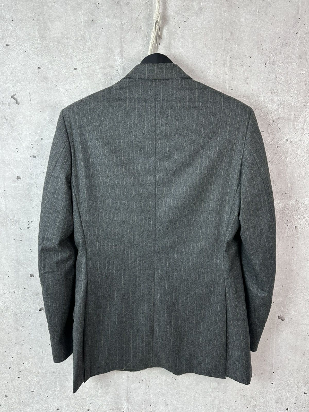 Kilgour Kilgour Wool Grey Stripped Long Sleeve Men’s Button Blazer Size US M / EU 48-50 / 2 - 7 Thumbnail