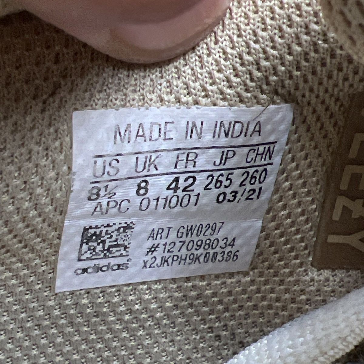 Adidas Yeezy boost 700 Enflame Amber Size US 8.5 / EU 41-42 - 9 Thumbnail