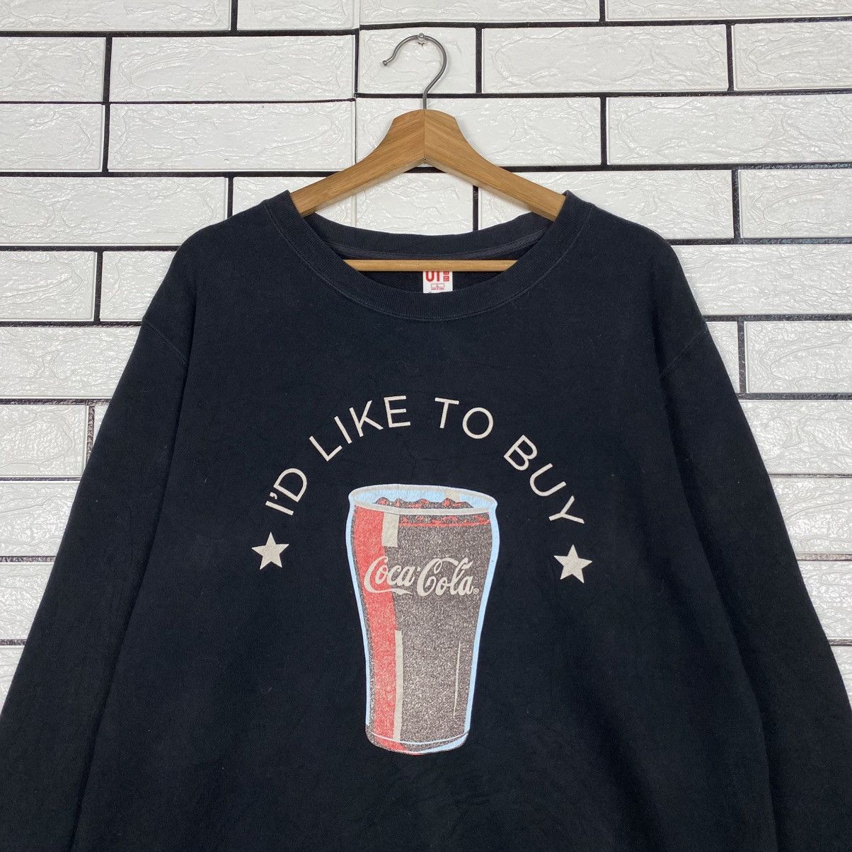 Japanese Brand Vintage Sweatshirt UT X Coca Cola Big Logo Size US L / EU 52-54 / 3 - 4 Thumbnail