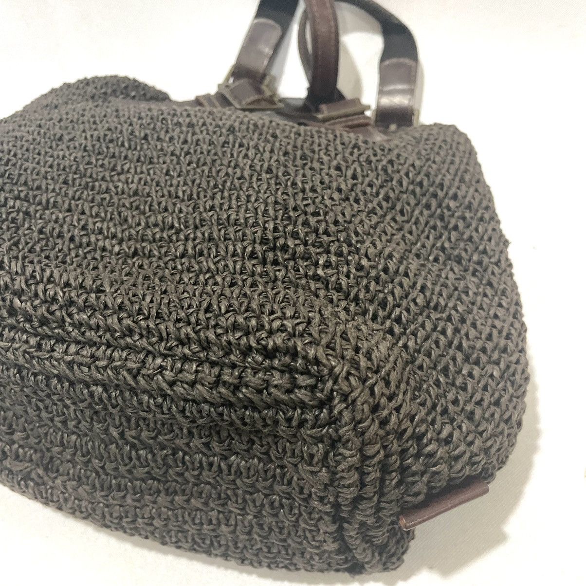 Lauren Ralph Lauren Vintage Brown Woven Tote Bag Size ONE SIZE - 16 Thumbnail