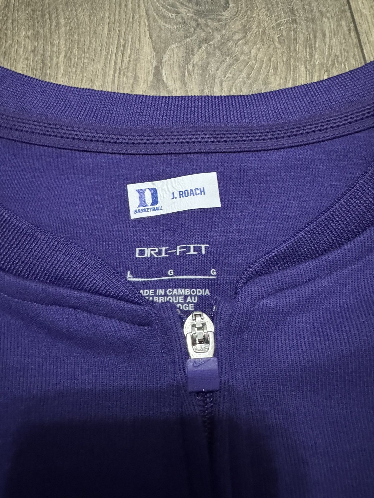 Nike Jeremy Roach worn Nike Duke Quarterzip Size US L / EU 52-54 / 3 - 7 Thumbnail