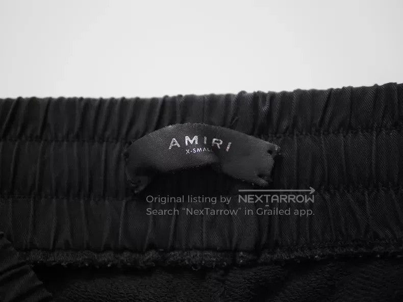 Amiri Amiri Size XS Black Destroyed Patchwork Sweatpants Size US 29 - 5 Thumbnail