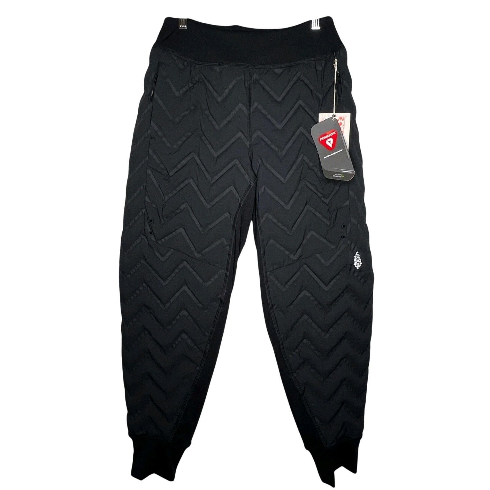 Free People NWT Gettin Lost Packable Quilted Ski Pants $268 SMALL Black Size 28" / US 6 / IT 42 - 6 Thumbnail